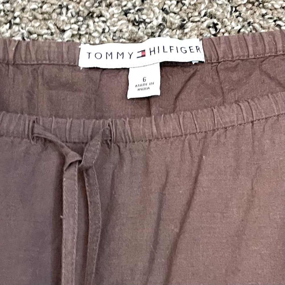 Tommy Hilfiger Midi Peasant/Boho/Gypsy Brown Skirt Sz 6 - Picture 3 of 8